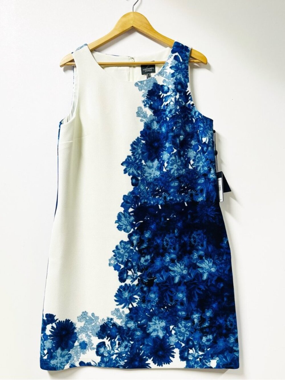 Adrianna Papel Sleeveless Floral Print Waffle Pique Sheath Dress - Picture 2 of 13